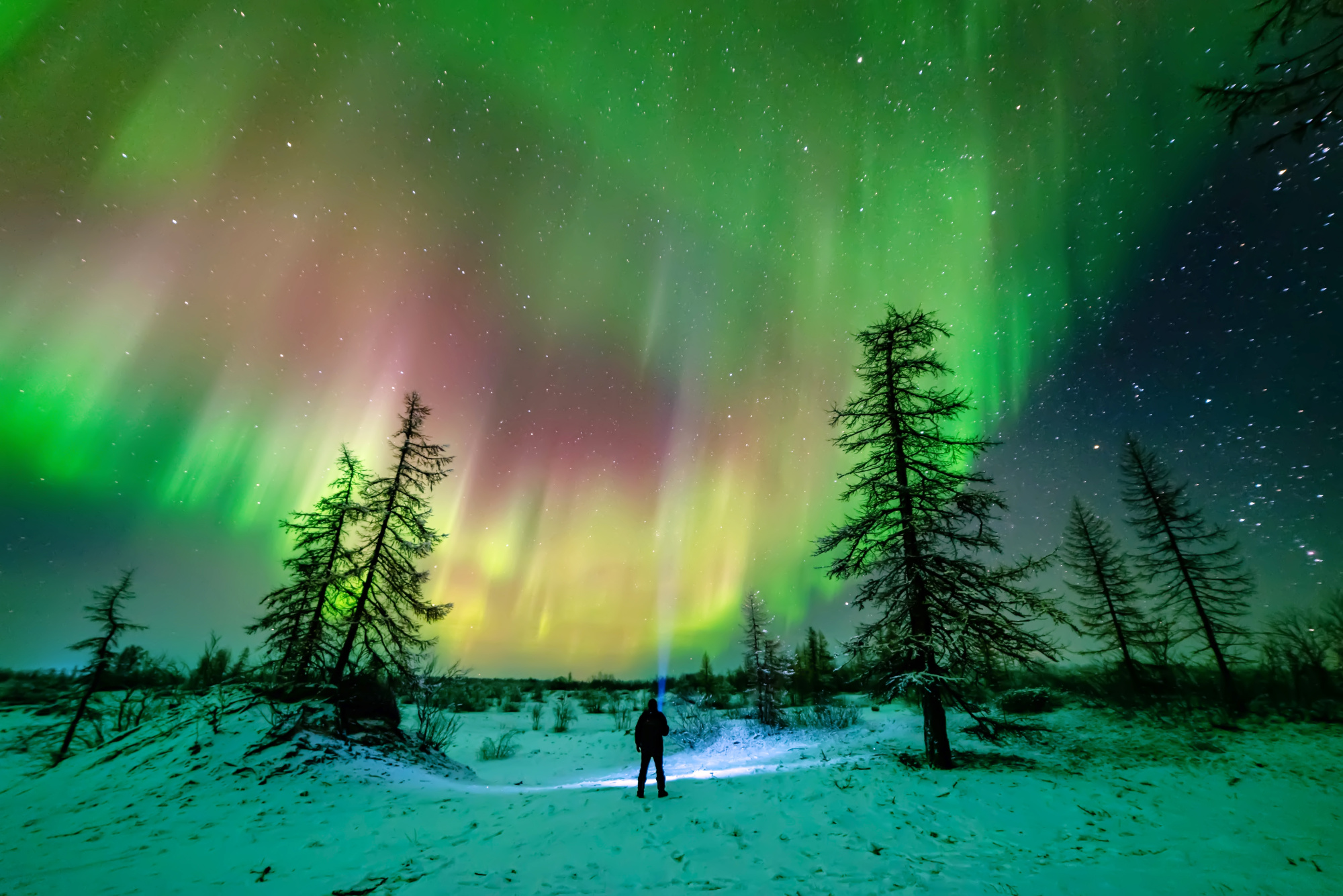 Где в регионах «Серебряного ожерелья России» посмотреть на северное сияние