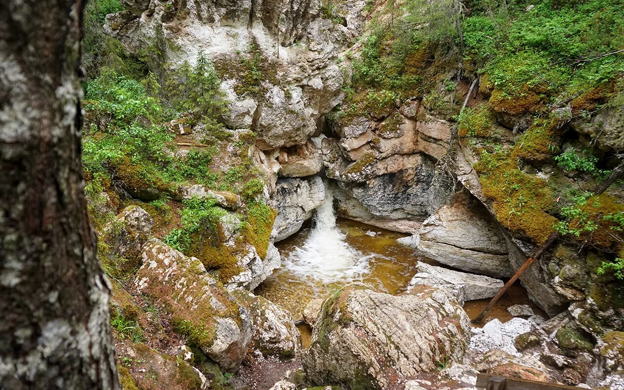 Водопад Святой иточник, п. Голубино, Пинежский округ