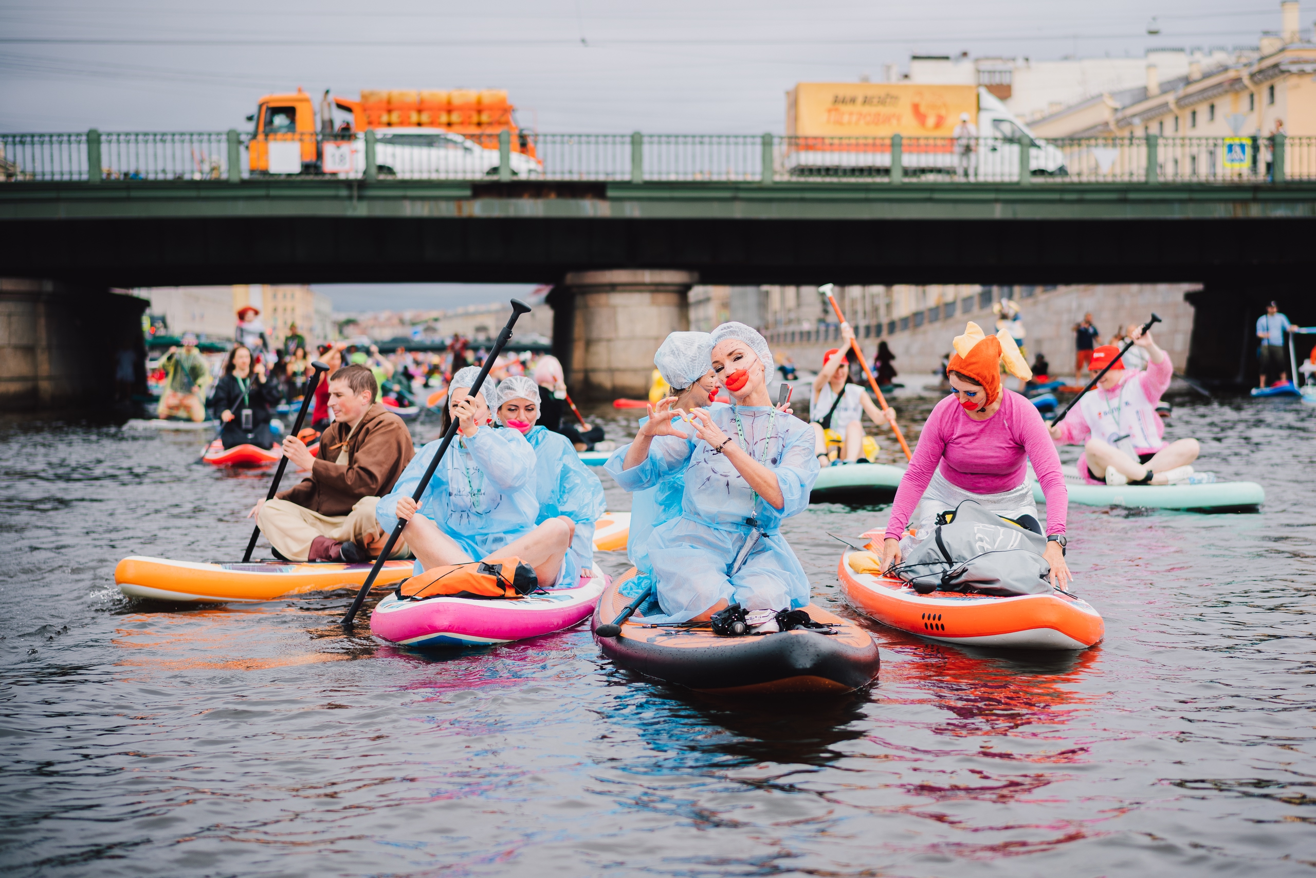 Международный карнавал-фестиваль сапсерфинга «Фонтанка SUP»